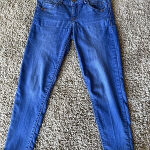 Democracy Blue Skinny Jeans Versatile Medium Wash